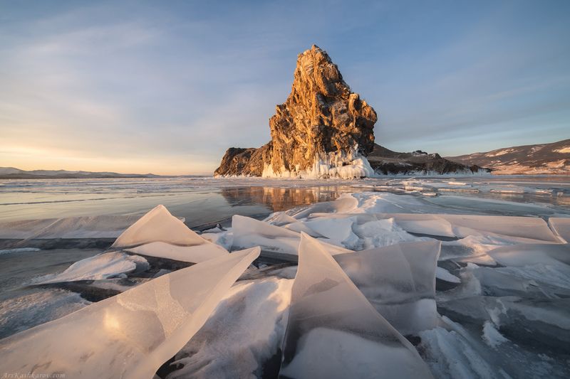 зимний байкал, байкальский лед, ольхон, малое море, чистый лёд, огой, мыс дракон, ольтрэк \