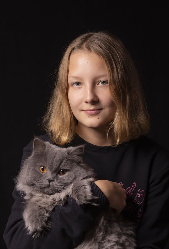 Портрет с котом... фото превью