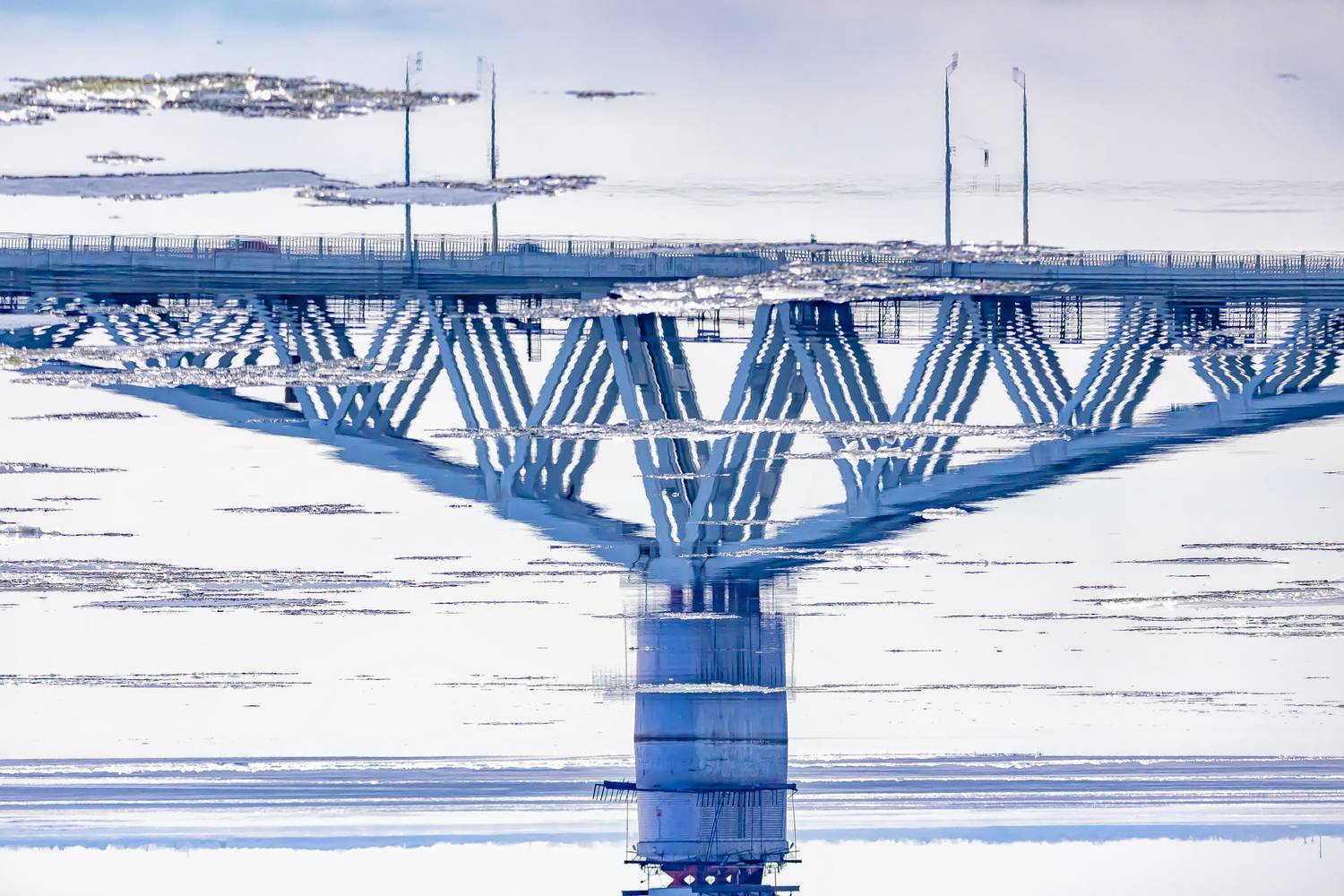 волга, ледоход, саратов, Подосинников Максим