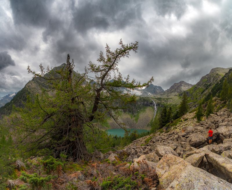 горы, Алтай, озеро Озеро Славных девчат фото превью
