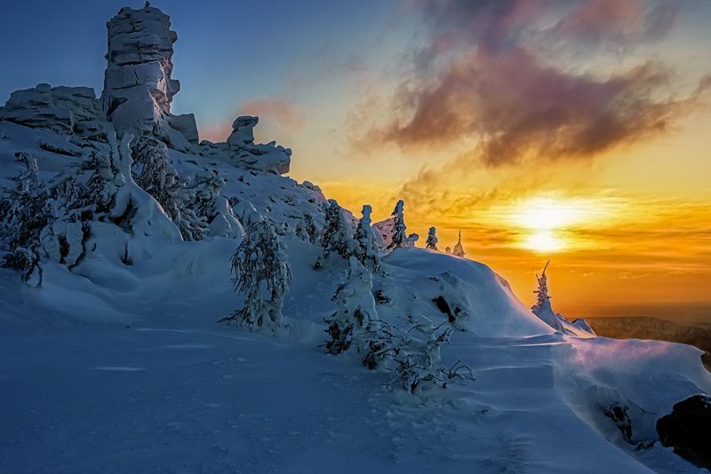 урал, горы, зима, колчим Колчим. фото превью