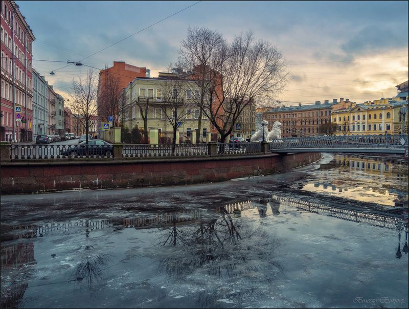 Весна на канале Грибоедова (СПб) фото превью