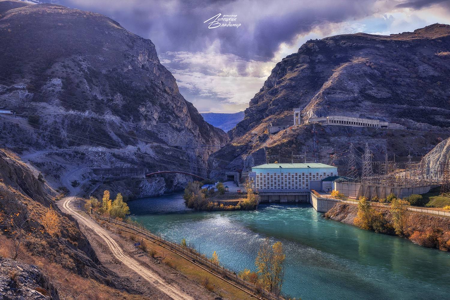 дагестан, каньон, река, аварское койсу, осень, горы, Липецких Владимир