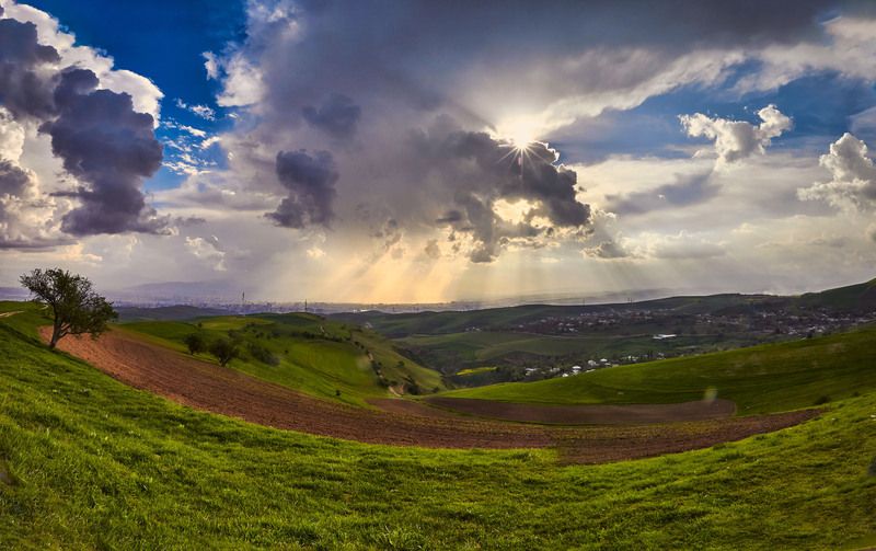 Весна. Окрестности Душанбе. Киблаи-Курпаи. Таджикистан фото превью
