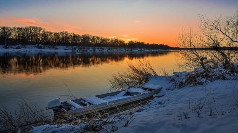 И вспыхнул закат. фото превью