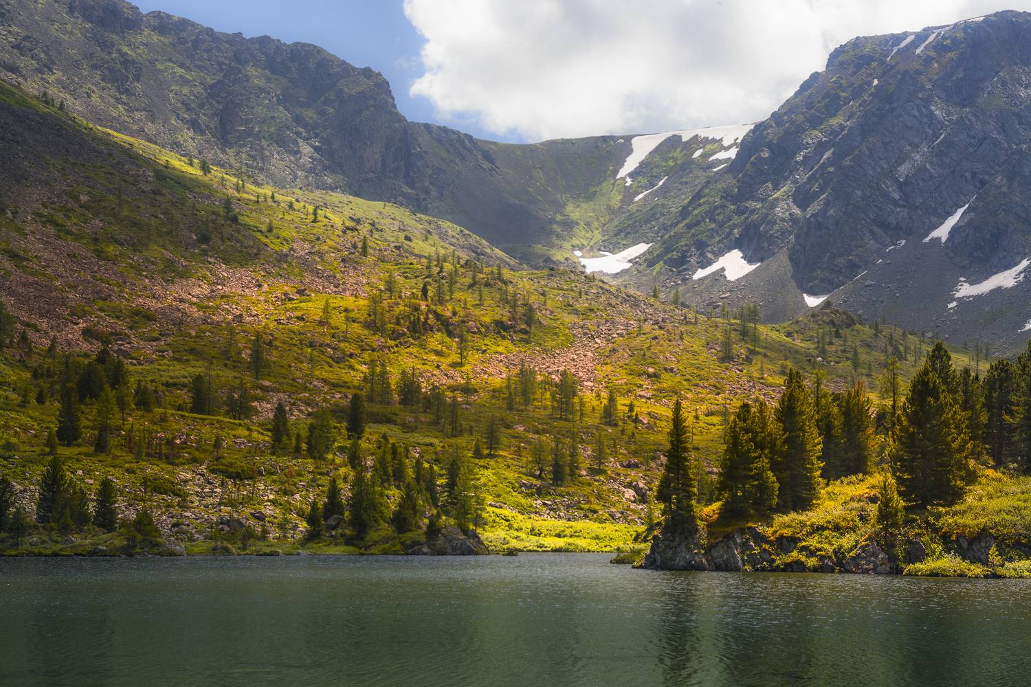 россия, горный алтай, озеро, Поляков Андрей