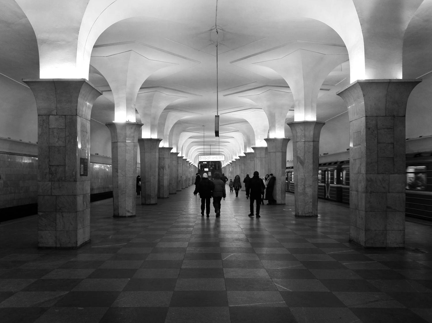 метро, потолок, свет, геометрия, Зорин Миша