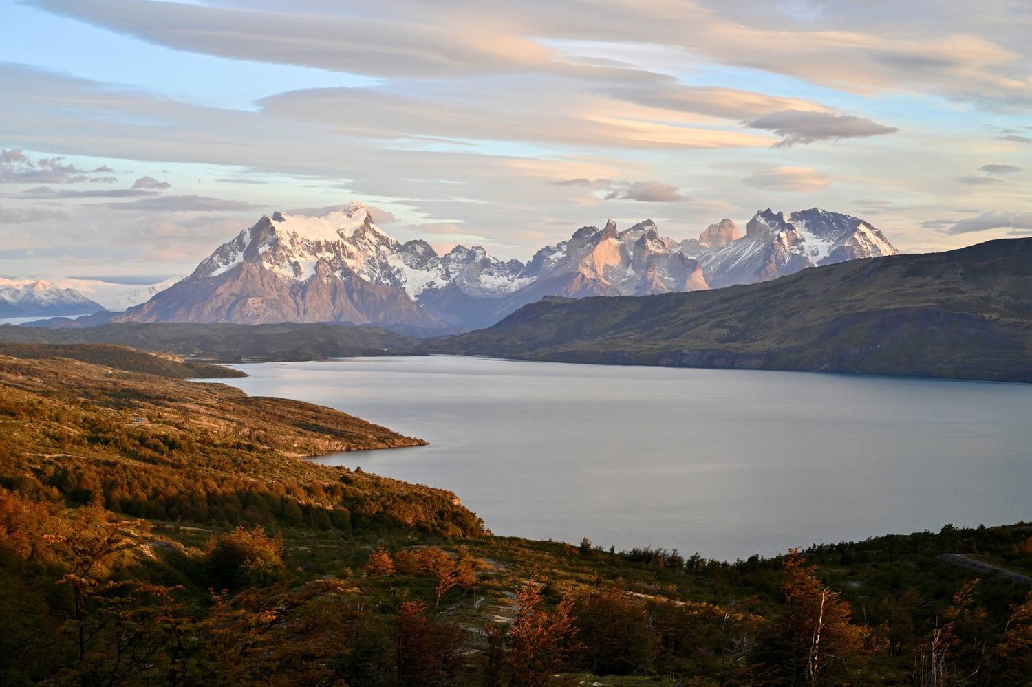 Landscapes, Chile, Torres del Paine, Patagonia, Travel, Mountain, Lake, Morning, , Svetlana Povarova Ree