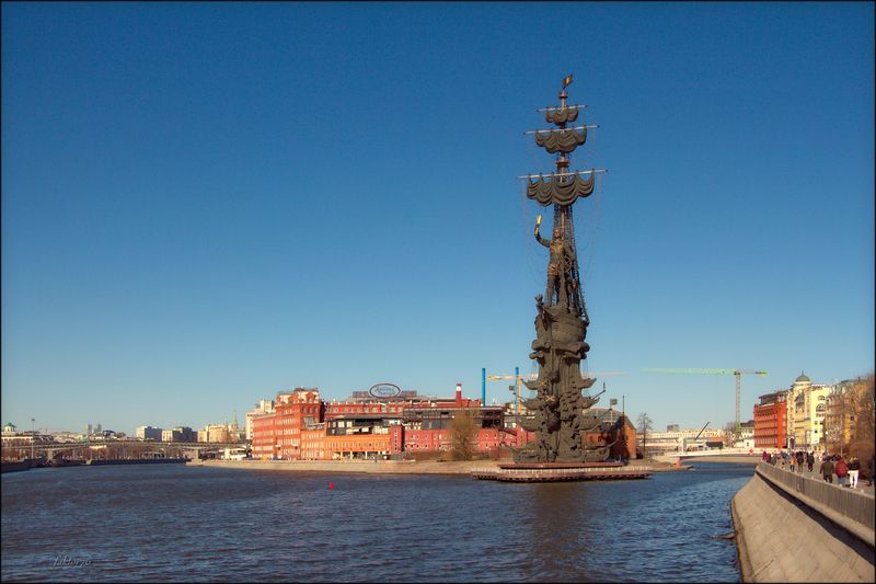 город, архитектура, москва Памятник Петру (Первому) фото превью