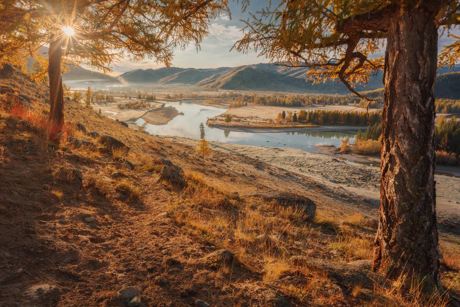 алтай, озеро, горы, лес, природа, закат, рассвет, красота, приключения, путешествие, Шевченко Николай