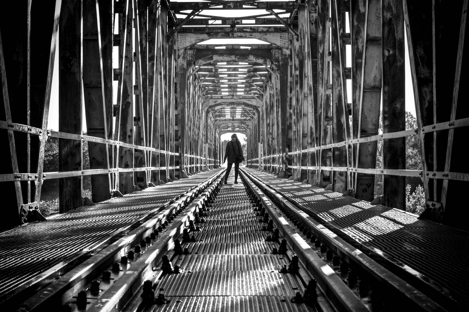Horizontal, Architecture, Transportation, Railroad, Track, Rail, Transportation, Day, Bridge, Damian Cyfka
