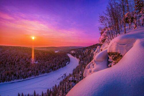 Утро на Усьве.