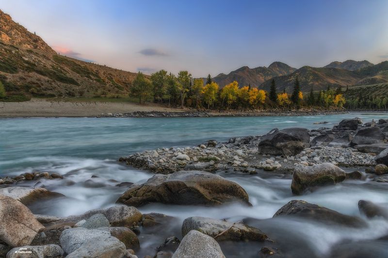 Слияние Большого Ильгуменя и Катуни .  фото превью