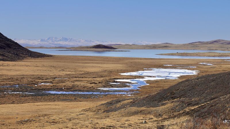 Озеро Киндыктыкуль - октябрь фото превью