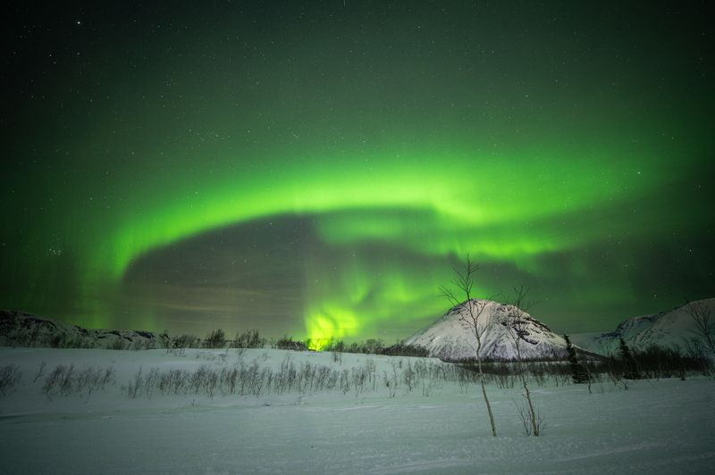 Сияние в долине Малого Вудъявра. фото превью