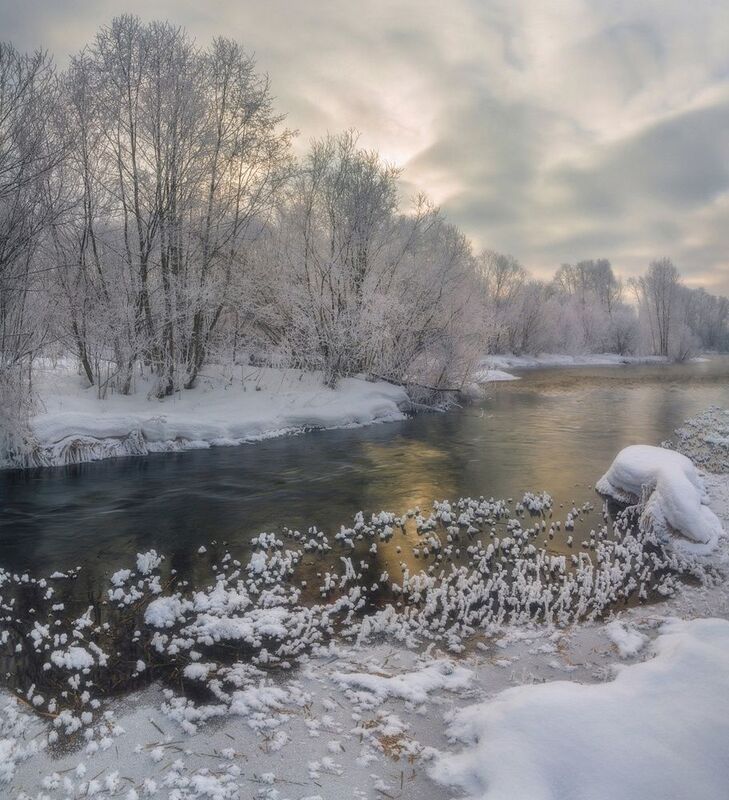 Природа после морозной ночи фото превью