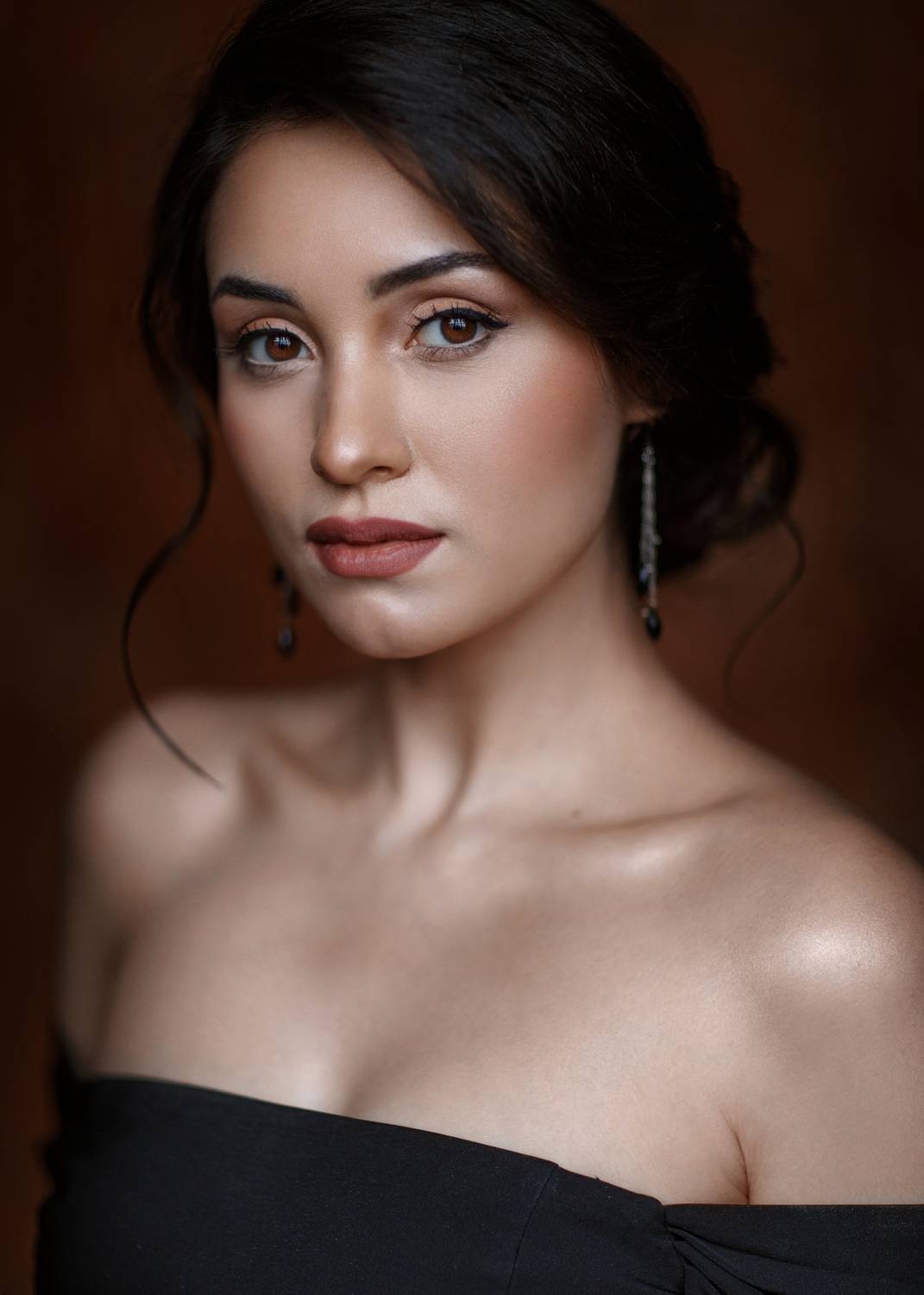 портрет девушка студия красота взгляд, Герасимов Михаил