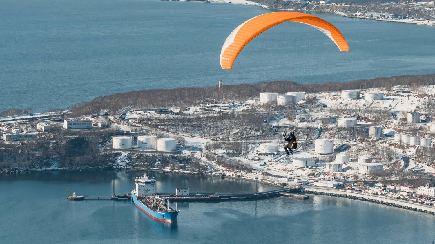 авача, камчатка, параплан, в полёте, парашют, пейзаж, спорт, Goiiiguk Vladimir