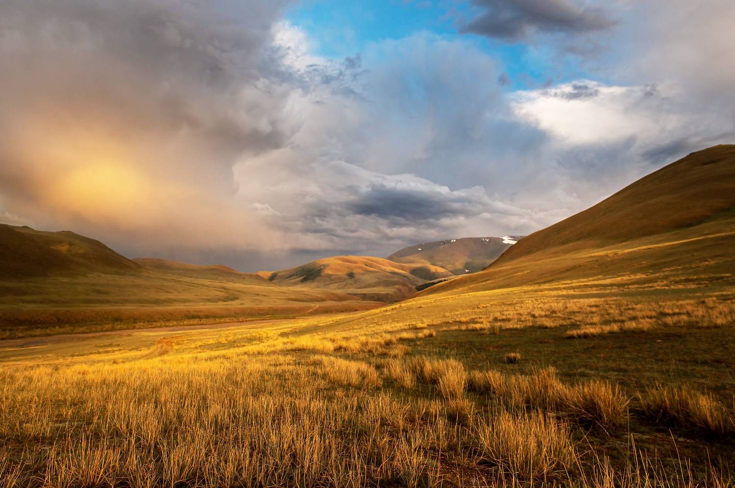 сайлюгемский национальный парк, горный алтай, алтай, закат, радуга, Андреева Светлана