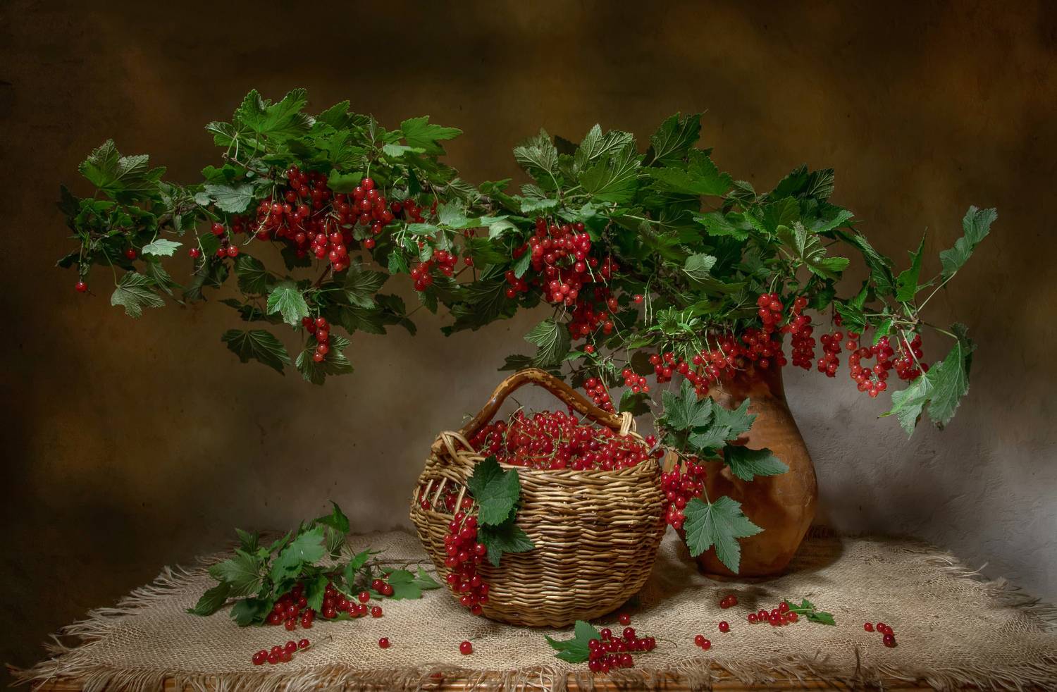 натюрморт, смородина, Татьяна Феденкова