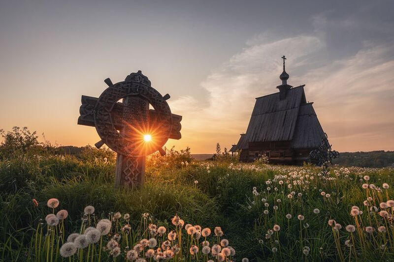 плес, гора левитана, ивановская область Свет сквозь время фото превью