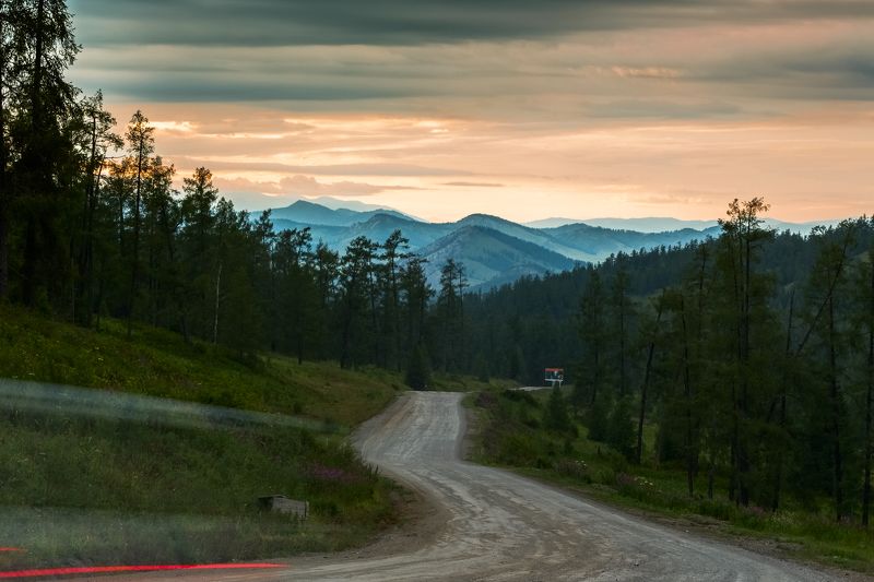 Тёплые сумерки. фото превью