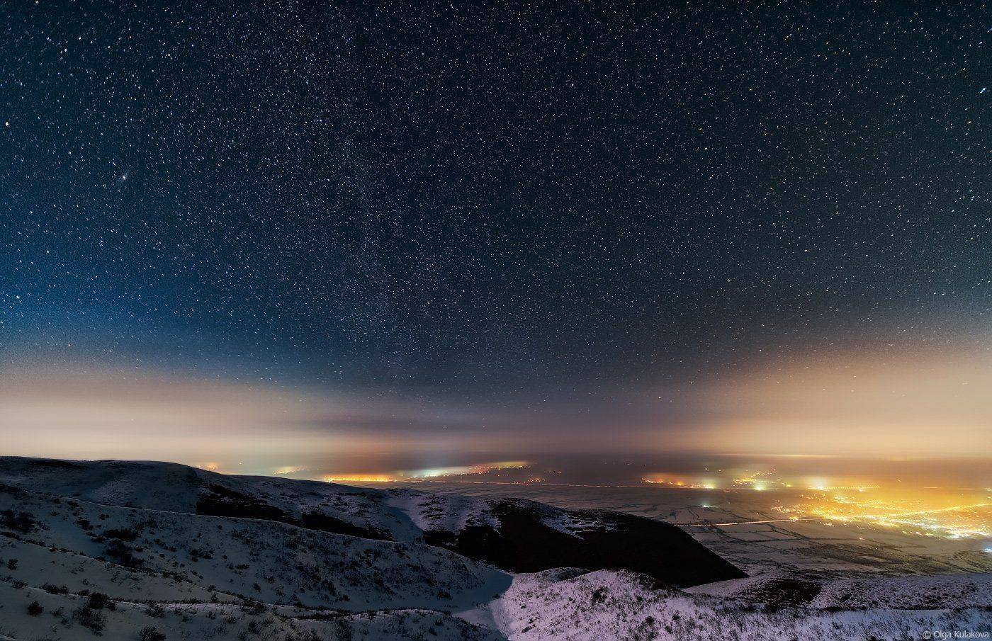 млечный путь, ночное небо, ушконыр, Ольга Кулакова
