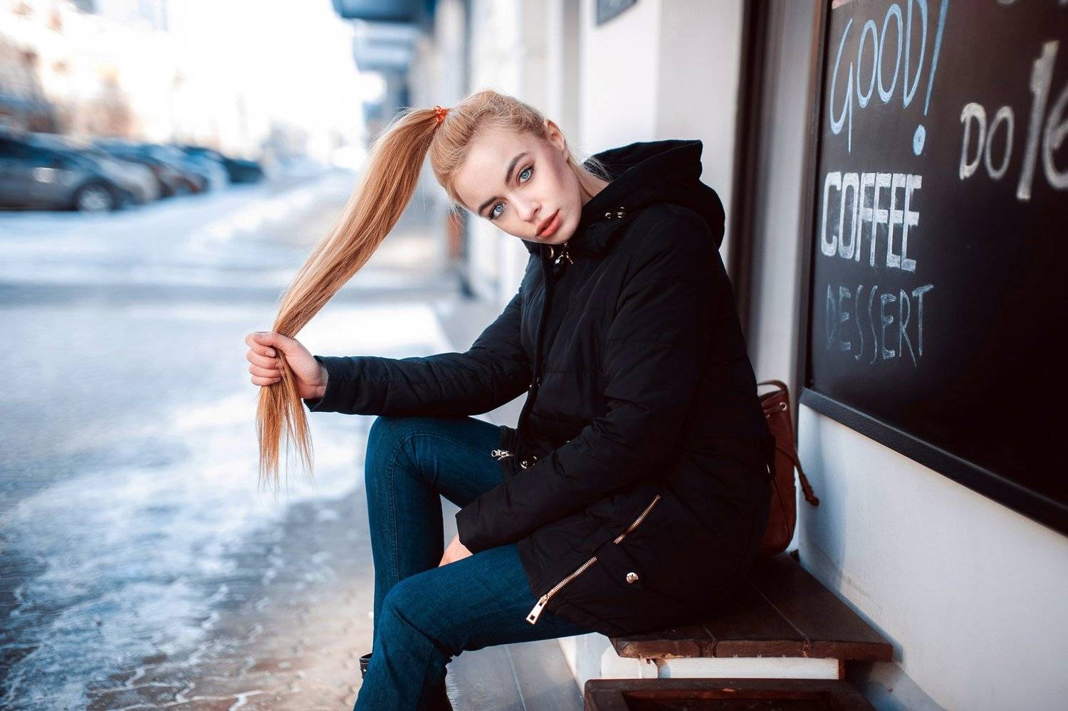 portrait,canon,girl,street,people,девушки,портрет,фотосессия,2016,winter,sigma,people,popular,face,canon eos 1ds mark ii, Roman Punenko