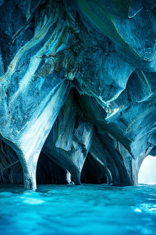 capilla de marmol, marble caves, buenos aires, general carrera, chile, patagonia, argentina, чили, аргентина, патагония Текстуры мраморных пещер фото превью