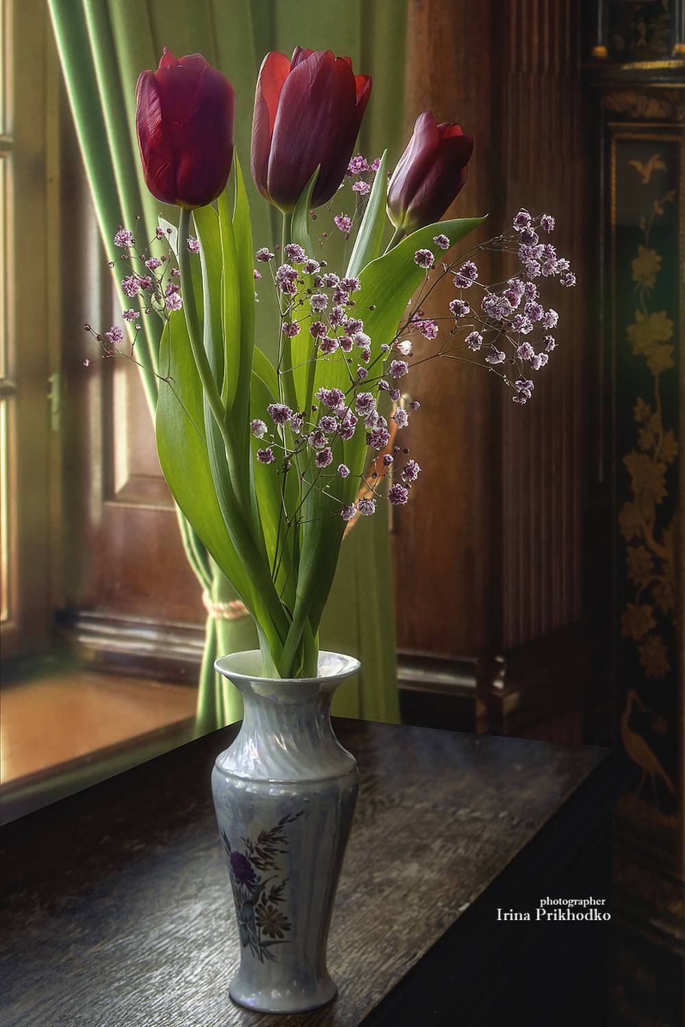 натюрморт, цветы, букеты, тюльпаны, весна, Приходько Ирина