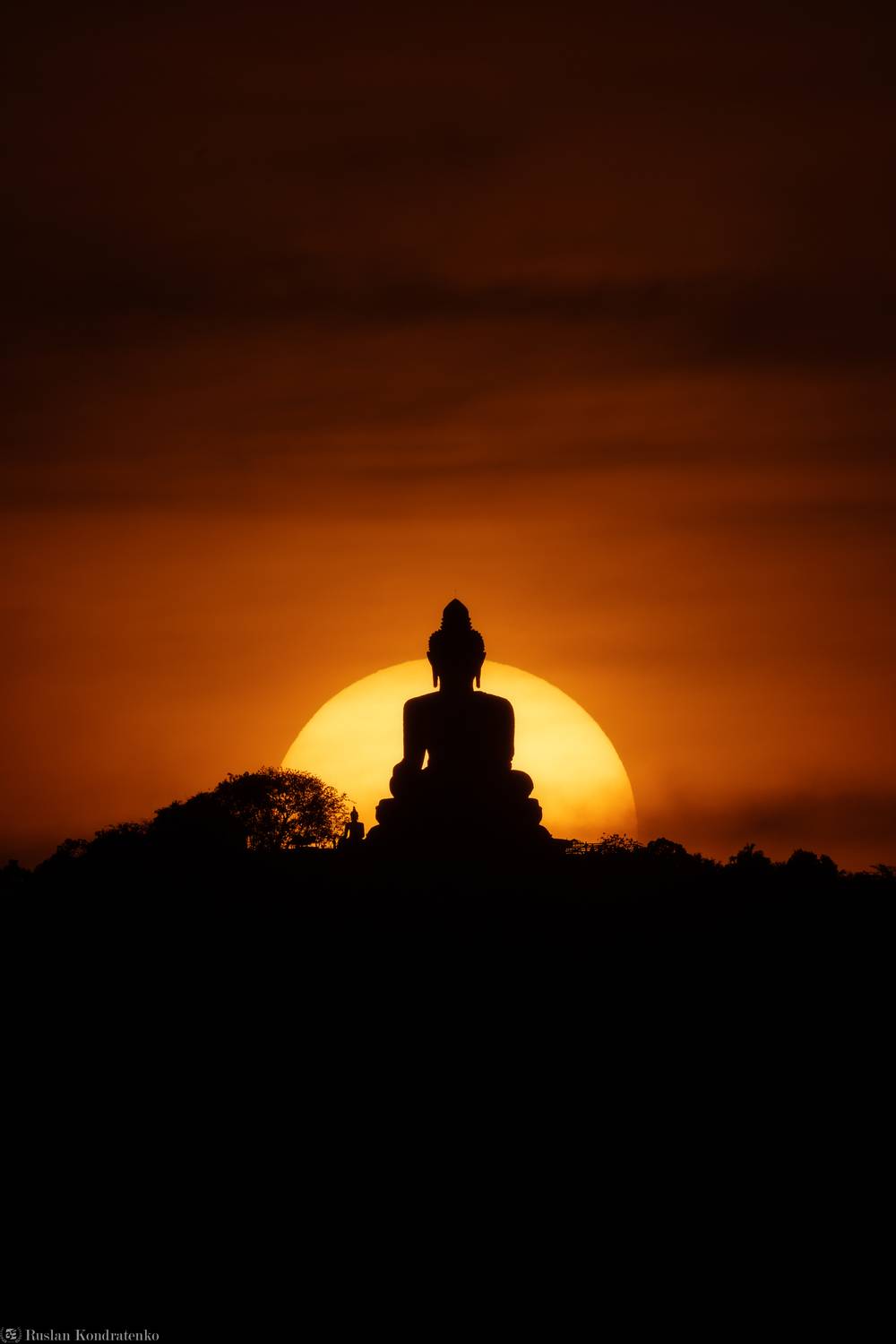 статуя большого будды, пхукет, прострел, закат, Кондратенко Руслан