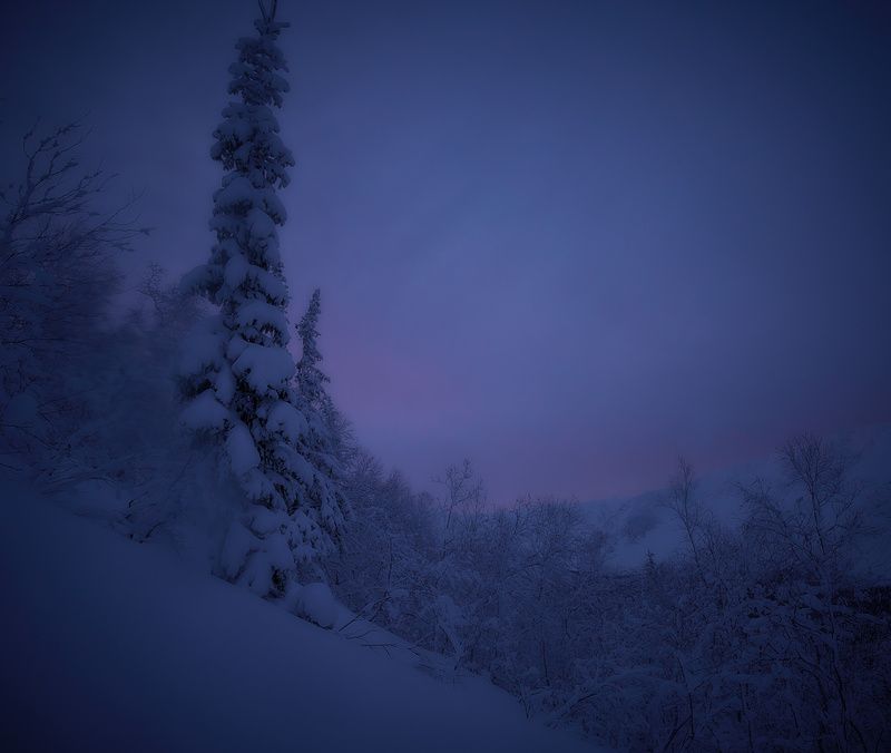 Хибины. Утро. фото превью