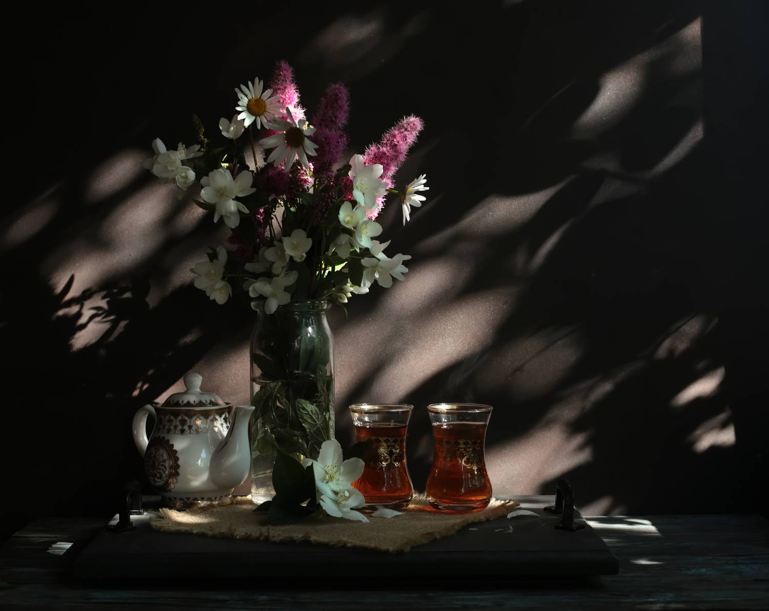 цветы, чай, натюрморт, напиток, аромат, вкусно, flowers, чаепитие, still life, drink, aroma, delicious, bouquet , flowers, цветы, Стасов Виталий