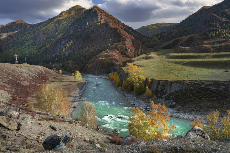 алтай, осень,  чуя Осенние краски Алтая фото превью