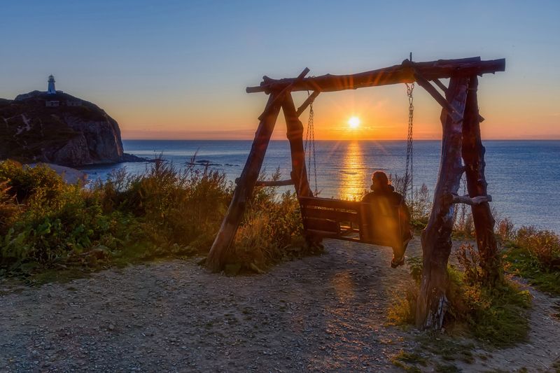 осень, восход, мысбринера, двабрата Наедине с восходом... фото превью