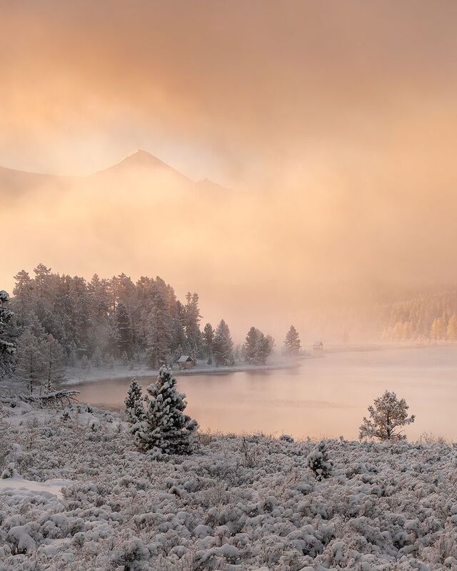 Dawn near the Ulagan pass фото превью
