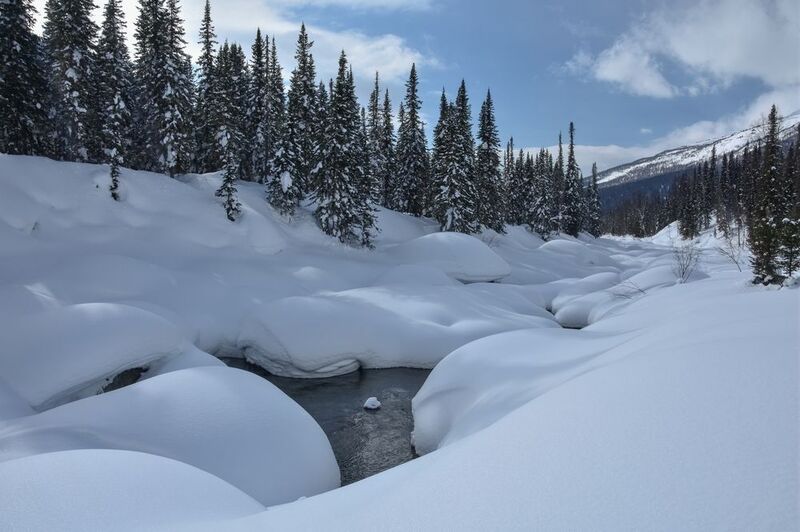 Сугробы волнами фото превью