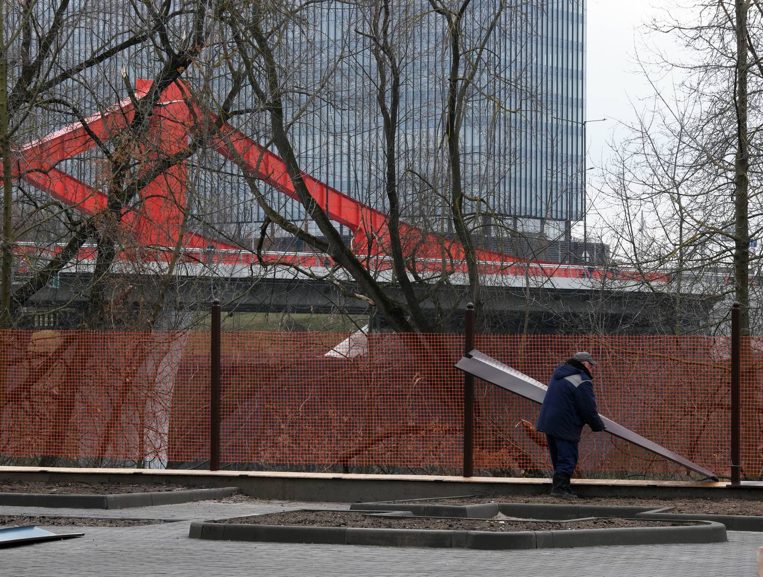 красный цвет, мост, Дмитрий Ткаченко