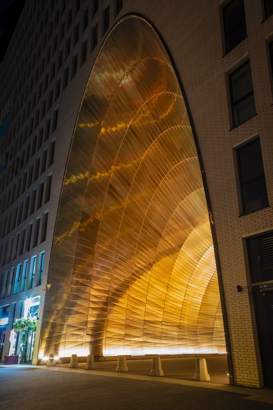 москва, арка, архитектура, цвет, зиларт Зиларт. Золотая арка фото превью