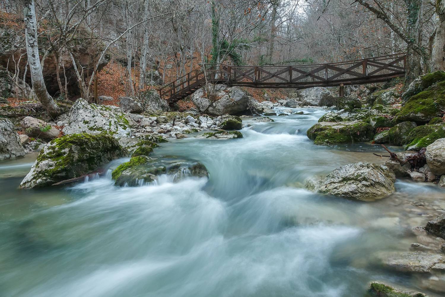 крым, осень, каньон., Владимир Дубинин