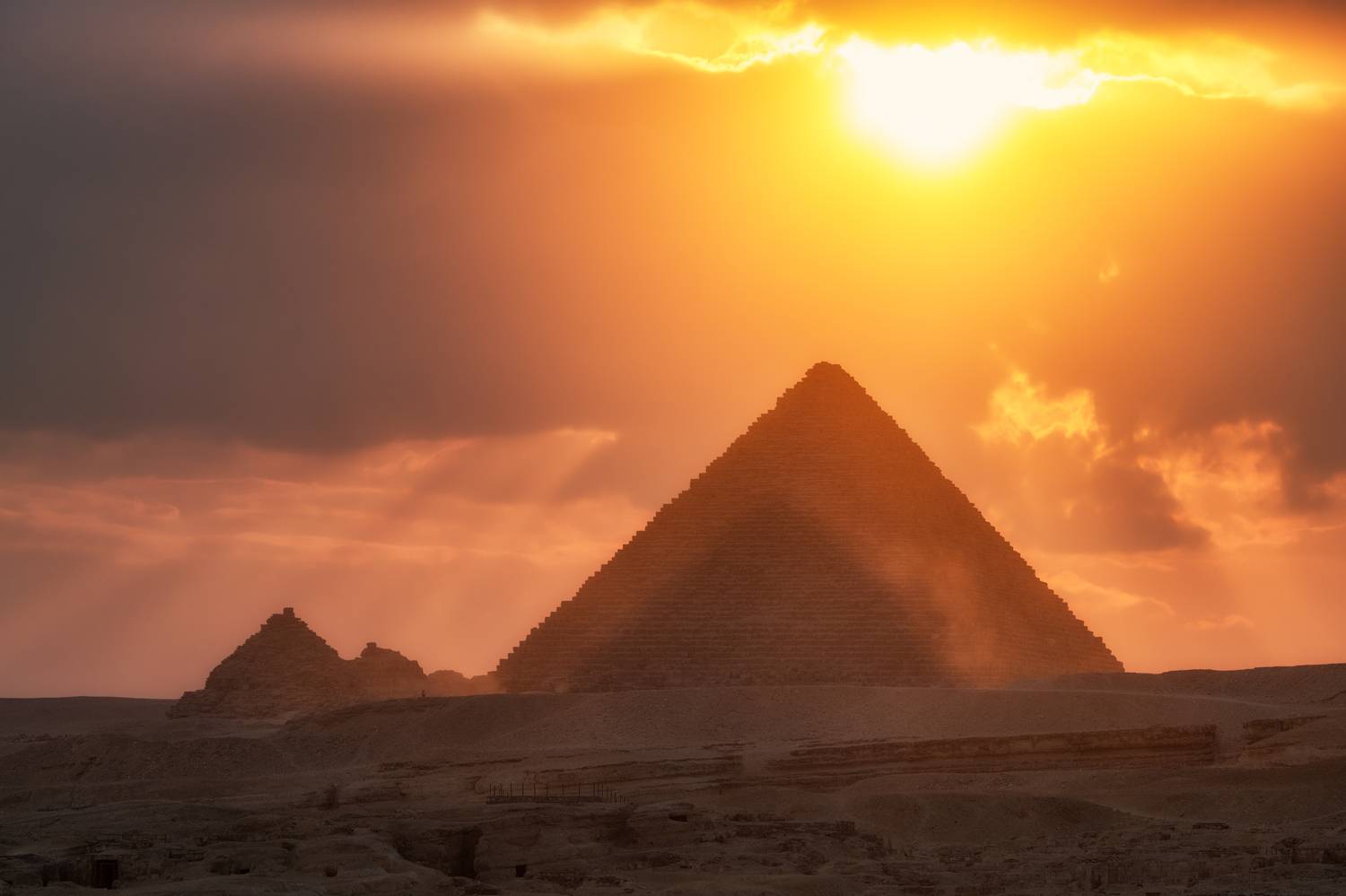 египет, каир, гиза, пирамида, пирамиды, солнце, закат, песок, африка, egypt, cairo, giza, pyramid, pyramids, sun, sunset, sand, africa, Эрнест Вахеди