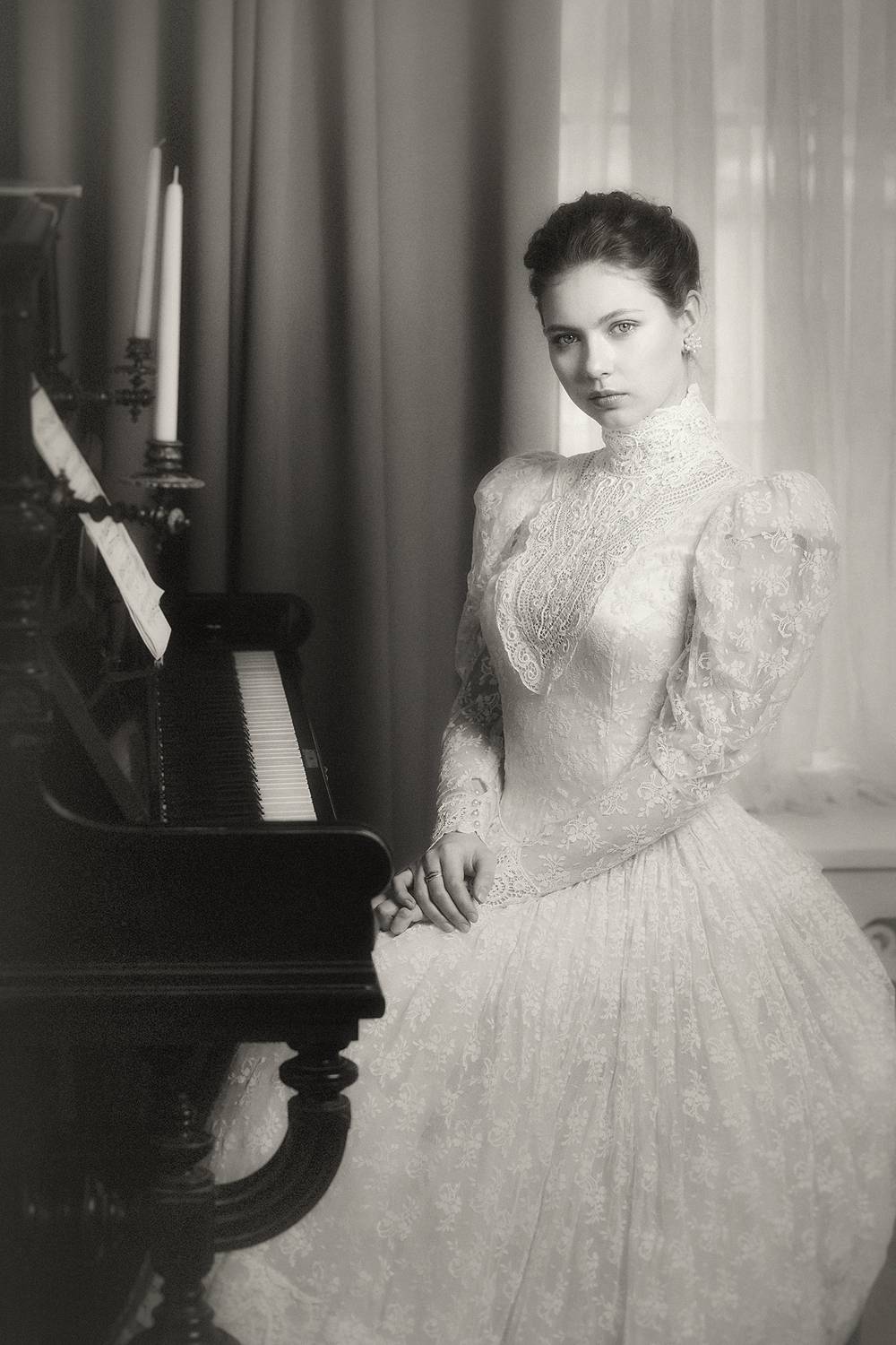 портрет, девушка, Алексей Назаров