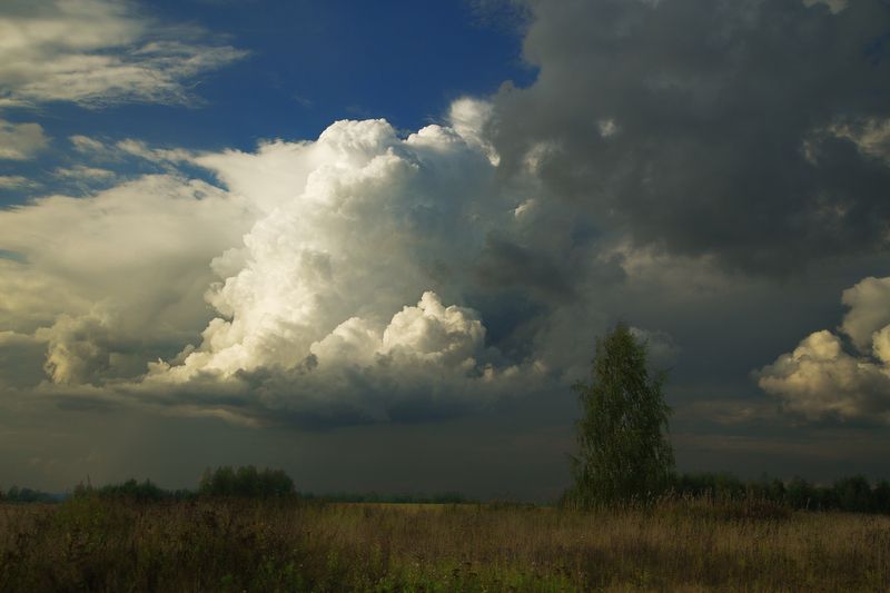 небо, лето, облака, тучи Небесный айсберг фото превью