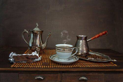 Кофе с шоколадкой