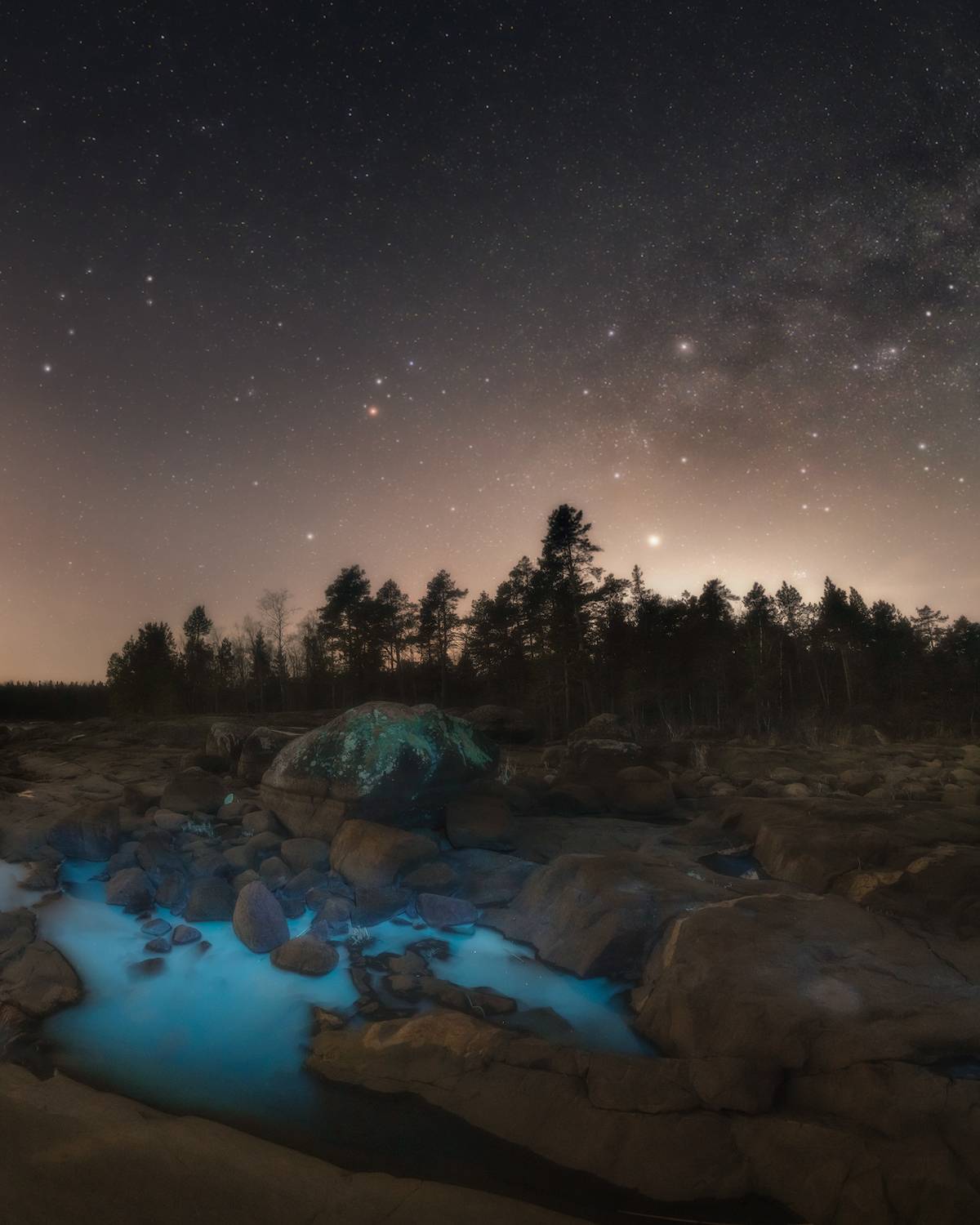 ночь, астропейзаж, космос, звёзды,, Марголин Алексей