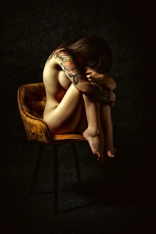 woman, portrait, nude, studio, beauty The art of isolation фото превью