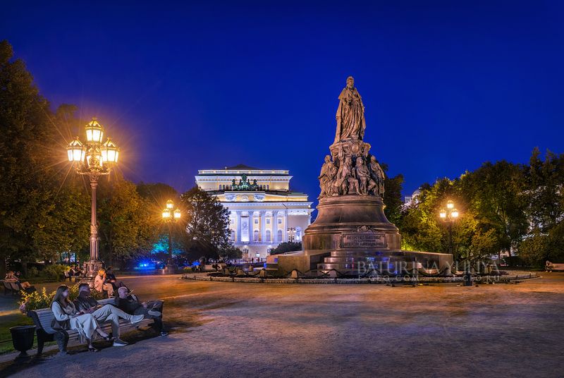 санкт-петербург, петербург, сквер екатерины, екатерина вторая Екатерина Великая фото превью