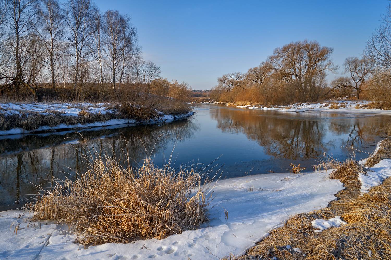 река истра, река малая истра, слияние, февраль, Медведев Александр