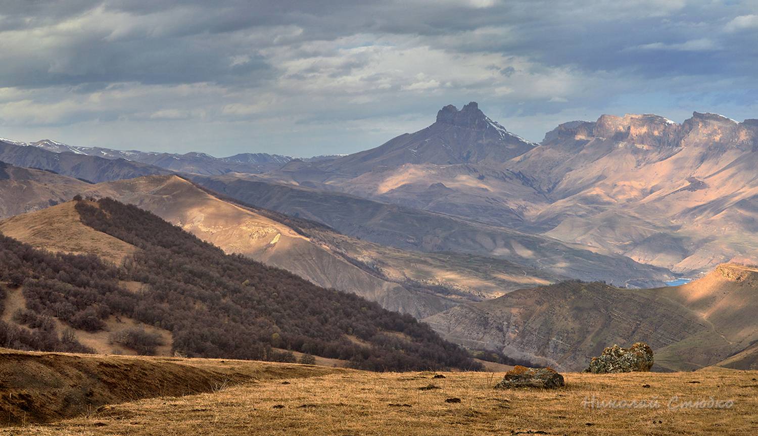 кавказ, горы, Николай Стюбко