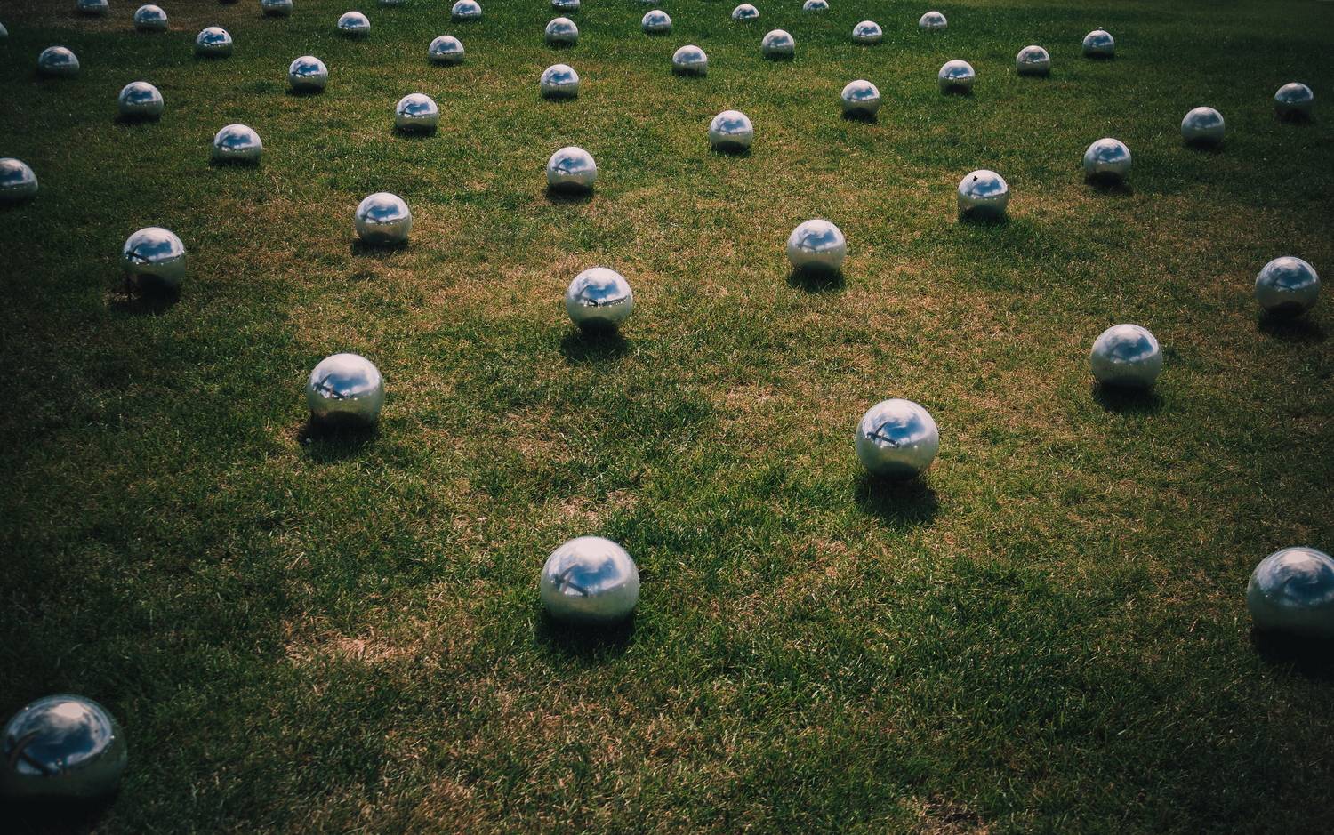 жемчужина, жемчужины, трава, газон, шары, шар, Владимир Кедров